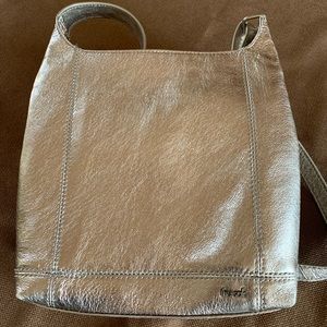 Metallic leather bag by The Sak.